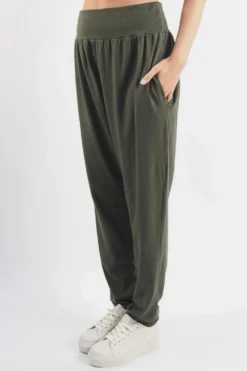 Made In Italy Bodhi Slim Leg Pant Bonsai -VogueCurve Store made in italy bodhi slim leg pant bonsai3.jpg