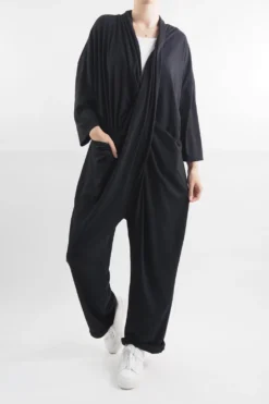 Made In Italy Bodhi Twist Jumpsuit Black