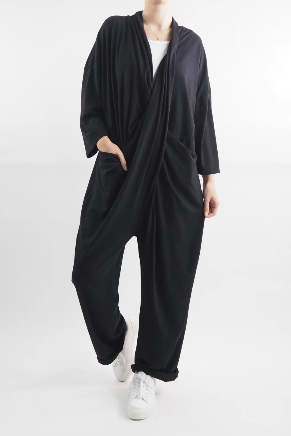 Made In Italy Bodhi Twist Jumpsuit Black 3 Made In Italy Bodhi Twist Jumpsuit Black