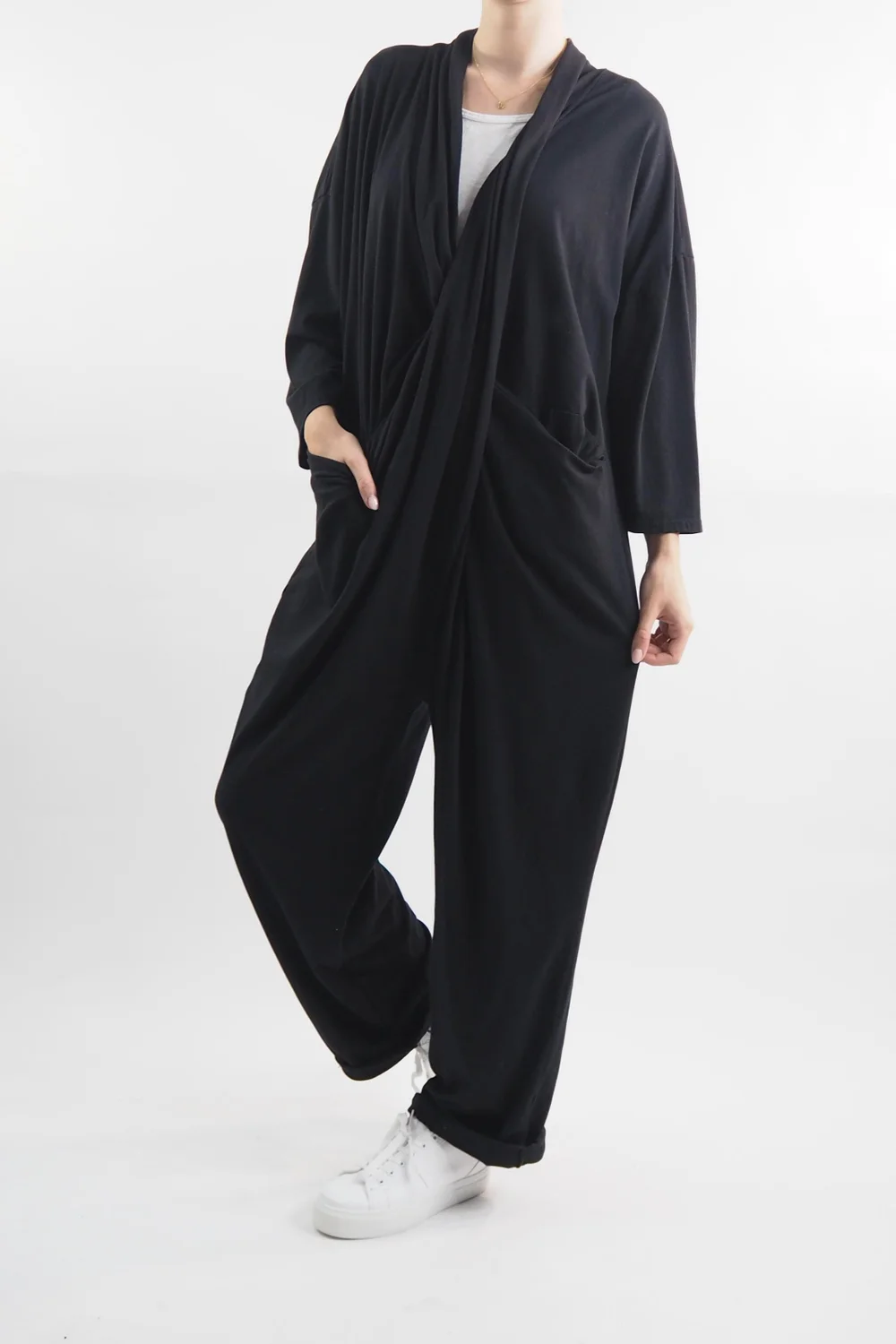 Made In Italy Bodhi Twist Jumpsuit Black 4 Made In Italy Bodhi Twist Jumpsuit Black - Image 2