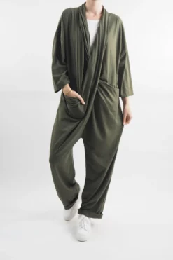 Made In Italy Bodhi Twist Jumpsuit Bonsai
