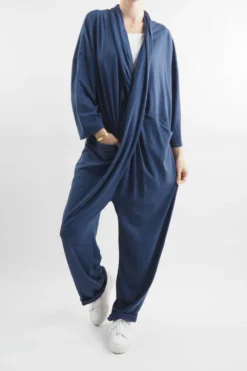 Made In Italy Bodhi Twist Jumpsuit Midnight