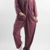 Made In Italy Bodhi Twist Jumpsuit Mulberry