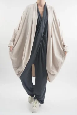 Made In Italy Bodhi Twist Jumpsuit Shadow Grey -VogueCurve Store made in italy bodhi twist jumpsuit shadow05.jpg