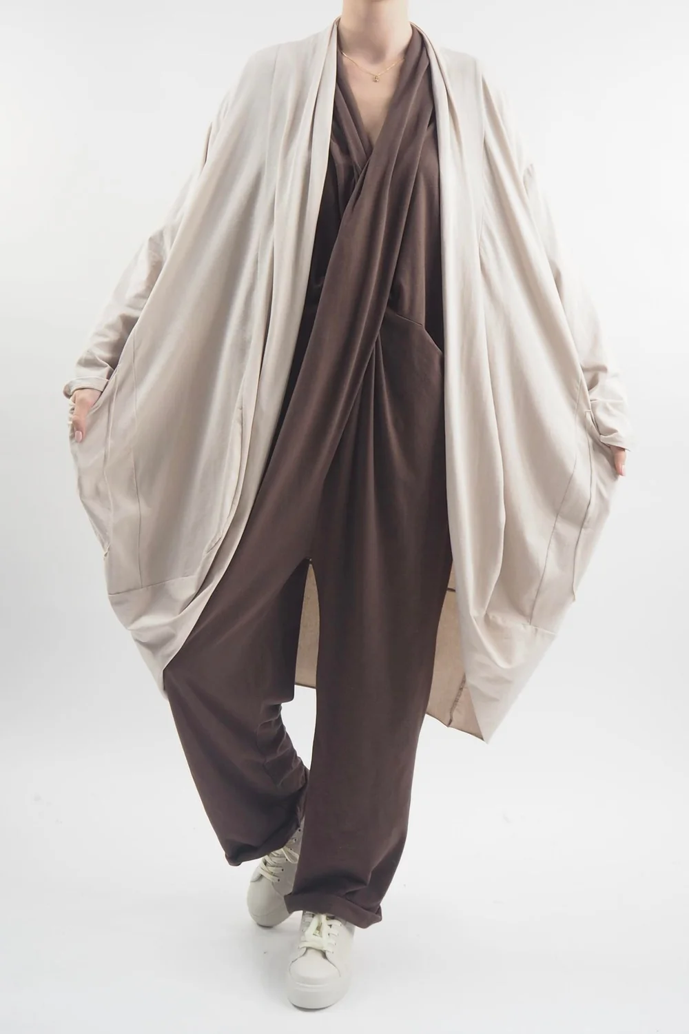 Made In Italy Bodhi Twist Jumpsuit Truffle 7 Made In Italy Bodhi Twist Jumpsuit Truffle - Image 5