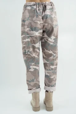 Made In Italy Camo Classic Magic Trouser Antique Blush Pink -VogueCurve Store made in italy camo classic magic trouser antique blush03.jpg