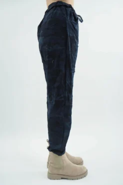 Made In Italy Camo Classic Magic Trouser Navy -VogueCurve Store made in italy camo classic magic trouser navy03.jpg