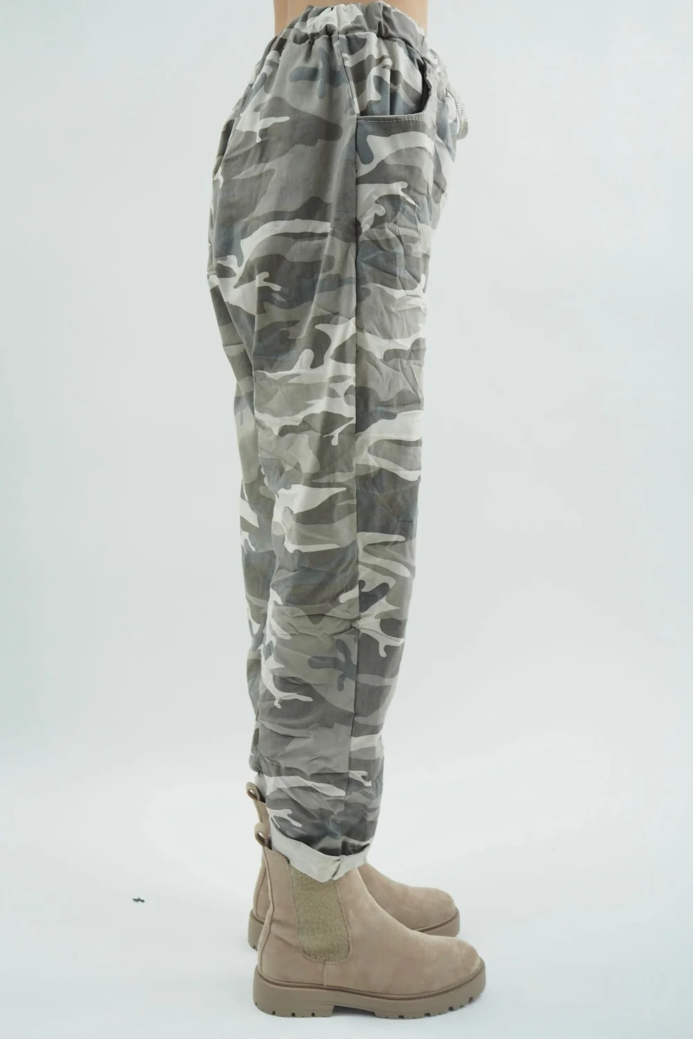 Made In Italy Camo Classic Magic Trouser Stone 5 Made In Italy Camo Classic Magic Trouser Stone - Image 3