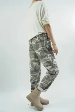 Made In Italy Camo Classic Magic Trouser Stone 15 Made In Italy Camo Classic Magic Trouser Stone -VogueCurve Store made in italy camo classic magic trouser stone06.jpg