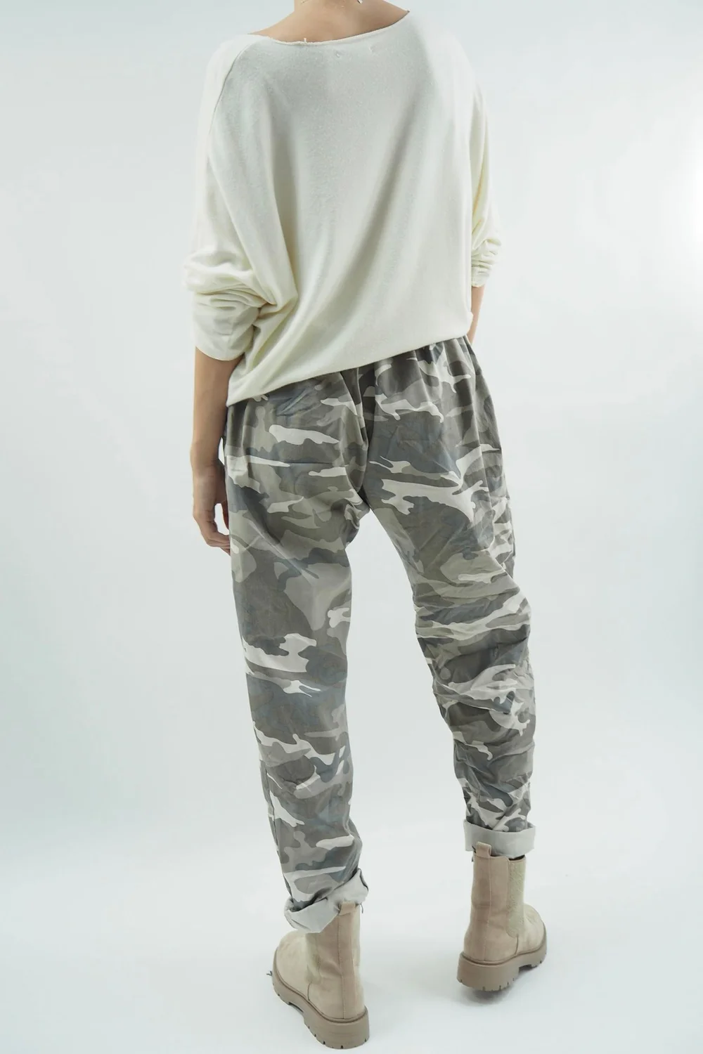 Made In Italy Camo Classic Magic Trouser Stone 9 Made In Italy Camo Classic Magic Trouser Stone - Image 7