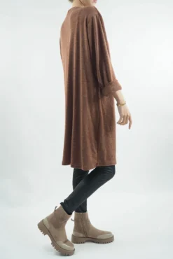 Made In Italy Chalet 2 Became 1 Dress Cognac 7 Made In Italy Chalet 2 Became 1 Dress Cognac -VogueCurve Store made in italy chalet 2 in 1 tunic chestnut02.jpg