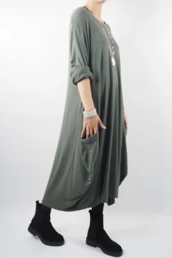 Made In Italy Chalet Classic Cocoon Knit Dress Bonsai Green 9 Made In Italy Chalet Classic Cocoon Knit Dress Bonsai Green -VogueCurve Store made in italy chalet classic cocoon knit dress bonsai green03.jpg