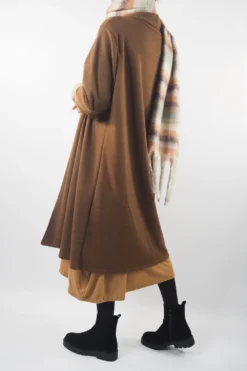 Made In Italy Chalet Classic Cocoon Knit Dress Camel Brown -VogueCurve Store made in italy chalet classic cocoon knit dress camel brown06.jpg