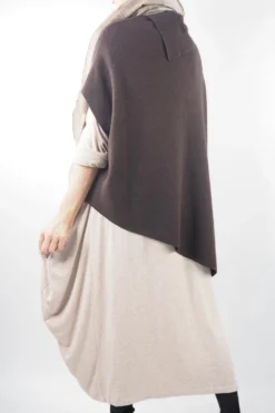 Made In Italy Chalet Classic Cocoon Knit Dress Oatmeal Beige -VogueCurve Store made in italy chalet classic cocoon knit dress oatmeal beige07.jpg