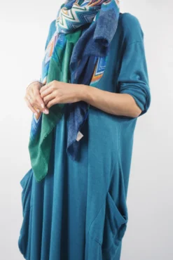 Made In Italy Chalet Classic Cocoon Knit Dress Prussian Blue 11 Made In Italy Chalet Classic Cocoon Knit Dress Prussian Blue -VogueCurve Store made in italy chalet classic cocoon knit dress prussian blue05.jpg