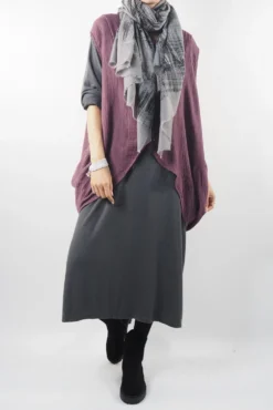 Made In Italy Chalet Classic Cocoon Knit Dress Shadow Grey 10 Made In Italy Chalet Classic Cocoon Knit Dress Shadow Grey -VogueCurve Store made in italy chalet classic cocoon knit dress shadow grey01.jpg