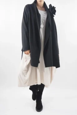 Made In Italy Chalet Classic Cocoon Knit Dress Stone Beige 13 Made In Italy Chalet Classic Cocoon Knit Dress Stone Beige -VogueCurve Store made in italy chalet classic cocoon knit dress stone beige05.jpg