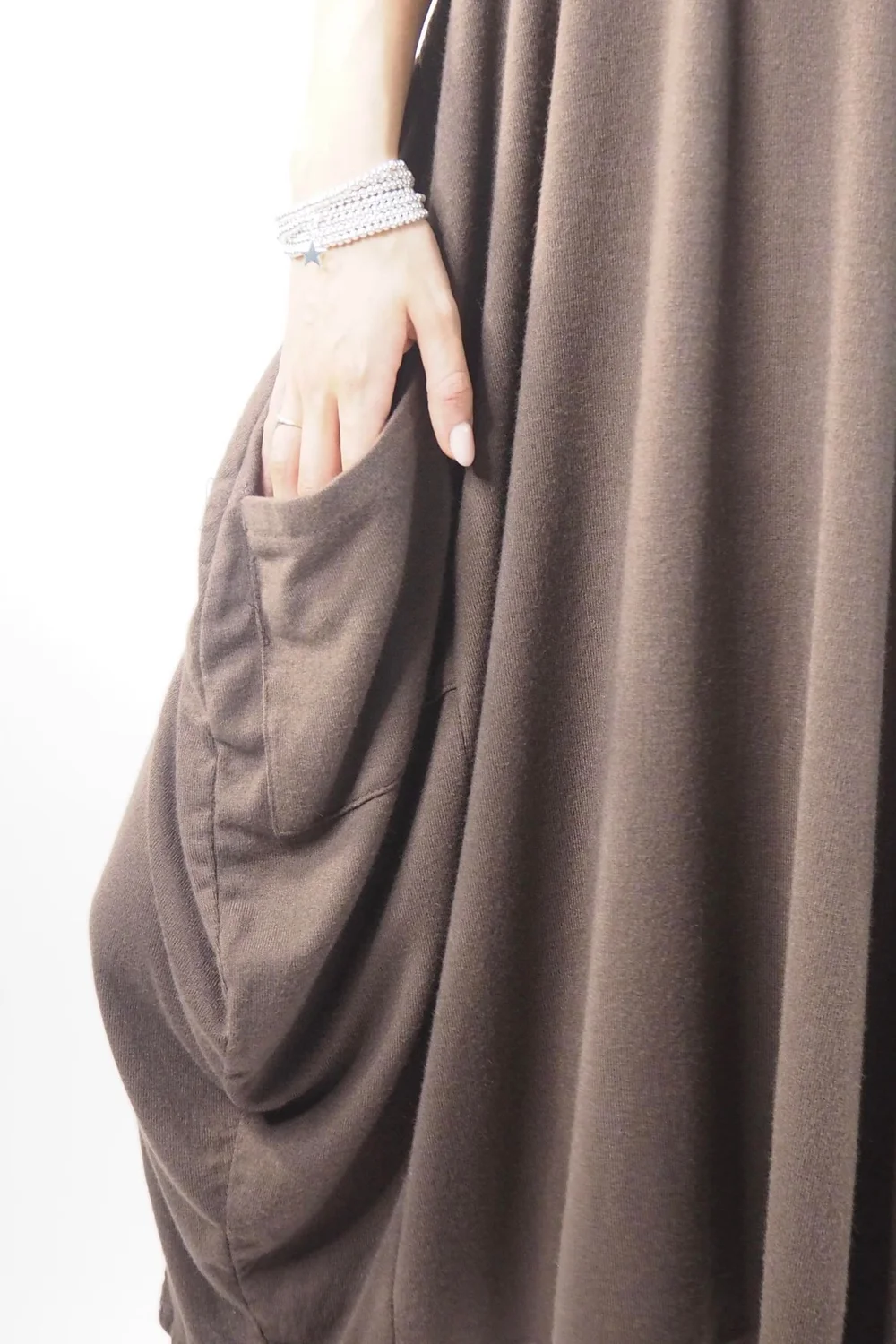 Made In Italy Chalet Classic Cocoon Knit Dress Truffle Brown 7 Made In Italy Chalet Classic Cocoon Knit Dress Truffle Brown - Image 5