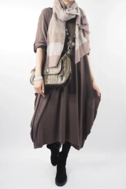 Made In Italy Chalet Classic Cocoon Knit Dress Truffle Brown 13 Made In Italy Chalet Classic Cocoon Knit Dress Truffle Brown -VogueCurve Store made in italy chalet classic cocoon knit dress truffle brown06.jpg