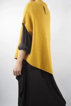 Made In Italy Chalet Classic Cocoon Knit Dress Umber Brown ** -VogueCurve Store made in italy chalet classic cocoon knit dress umber brown07.jpg