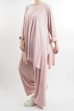 Made In Italy Chalet Soft Stretch Velour Set Blush Pink 9 Made In Italy Chalet Soft Stretch Velour Set Blush Pink -VogueCurve Store made in italy chalet soft stretch velour set blush04.jpg 1