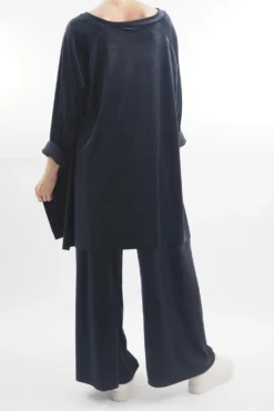 Made In Italy Chalet Soft Stretch Velour Set Ink 8 Made In Italy Chalet Soft Stretch Velour Set Ink -VogueCurve Store made in italy chalet soft stretch velour set ink203.jpg