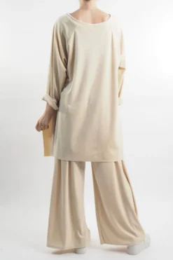 Made In Italy Chalet Soft Stretch Velour Set Oyster 8 Made In Italy Chalet Soft Stretch Velour Set Oyster -VogueCurve Store made in italy chalet soft stretch velour set oyster03.jpg