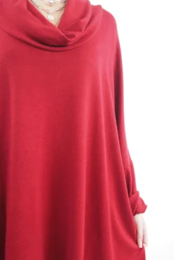 Made In Italy Chalet Super Slouch Cowl Knit Top Bordeaux 13 Made In Italy Chalet Super Slouch Cowl Knit Top Bordeaux -VogueCurve Store made in italy chalet super slouch cowl knit top bordeaux06.jpg