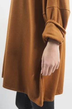 Made In Italy Chalet Super Slouch Cowl Knit Top Chestnut 12 Made In Italy Chalet Super Slouch Cowl Knit Top Chestnut -VogueCurve Store made in italy chalet super slouch cowl knit top chestnut04.jpg