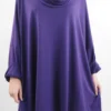 Made In Italy Chalet Super Slouch Cowl Knit Top Deep Purple 1 Made In Italy Chalet Super Slouch Cowl Knit Top Deep Purple -VogueCurve Store made in italy chalet super slouch cowl knit top deep purple01.jpg