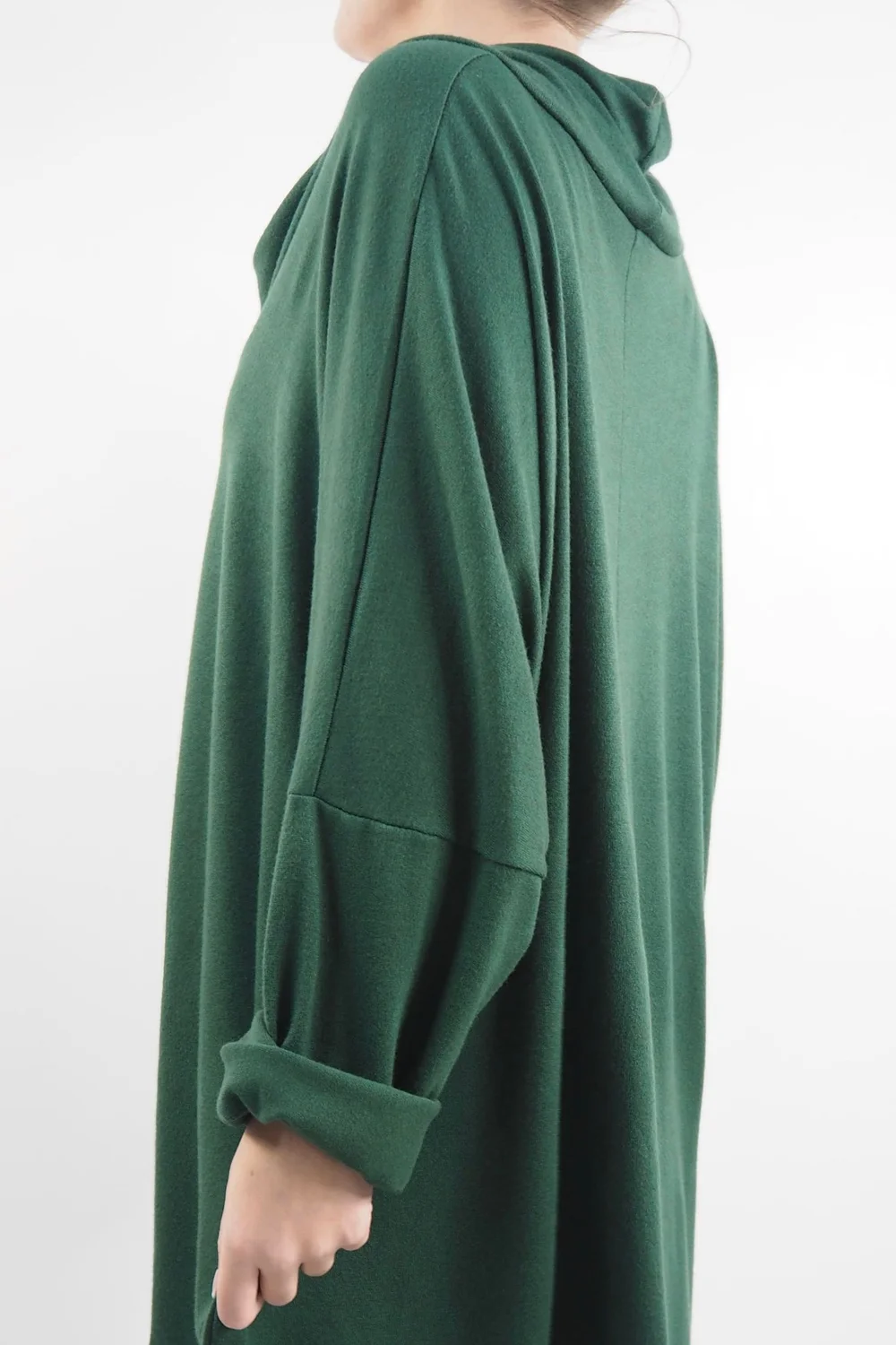 Made In Italy Chalet Super Slouch Cowl Knit Top Forest 5 Made In Italy Chalet Super Slouch Cowl Knit Top Forest - Image 3