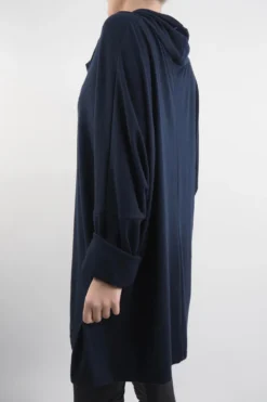 Made In Italy Chalet Super Slouch Cowl Knit Top Ink -VogueCurve Store made in italy chalet super slouch cowl knit top ink03.jpg