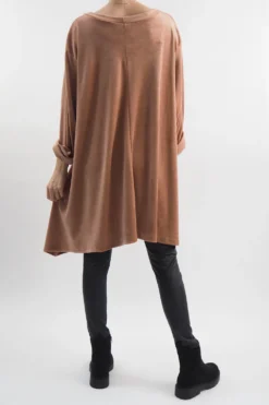 Made In Italy Chalet Vente Top Salmon -VogueCurve Store made in italy chalet vente top salmon 4.jpg