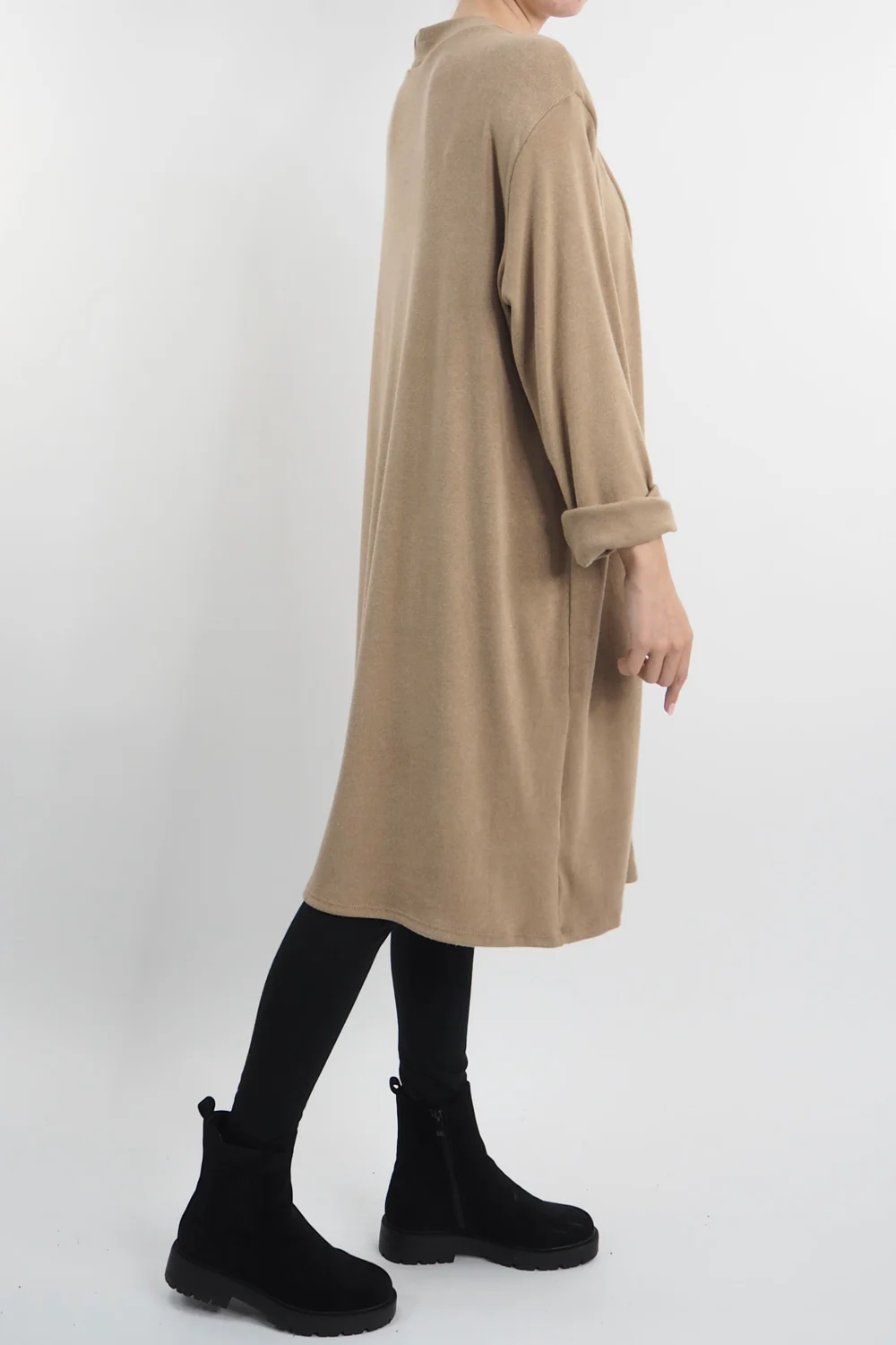 Made In Italy Chalet When 2 Become 1 Dress Camel 4 Made In Italy Chalet When 2 Become 1 Dress Camel - Image 2