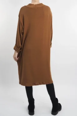 Made In Italy Chalet When 2 Become 1 Dress Chestnut -VogueCurve Store made in italy chalet when 2 become 1 dress chestnut3.jpg