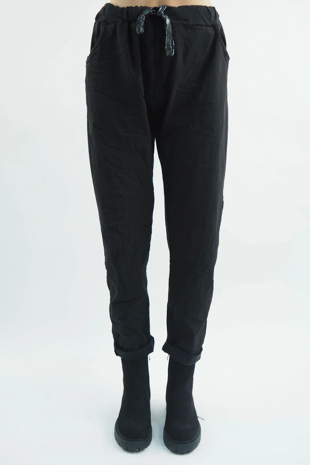 Made In Italy Classic Magic Trouser Black 4 Made In Italy Classic Magic Trouser Black - Image 2