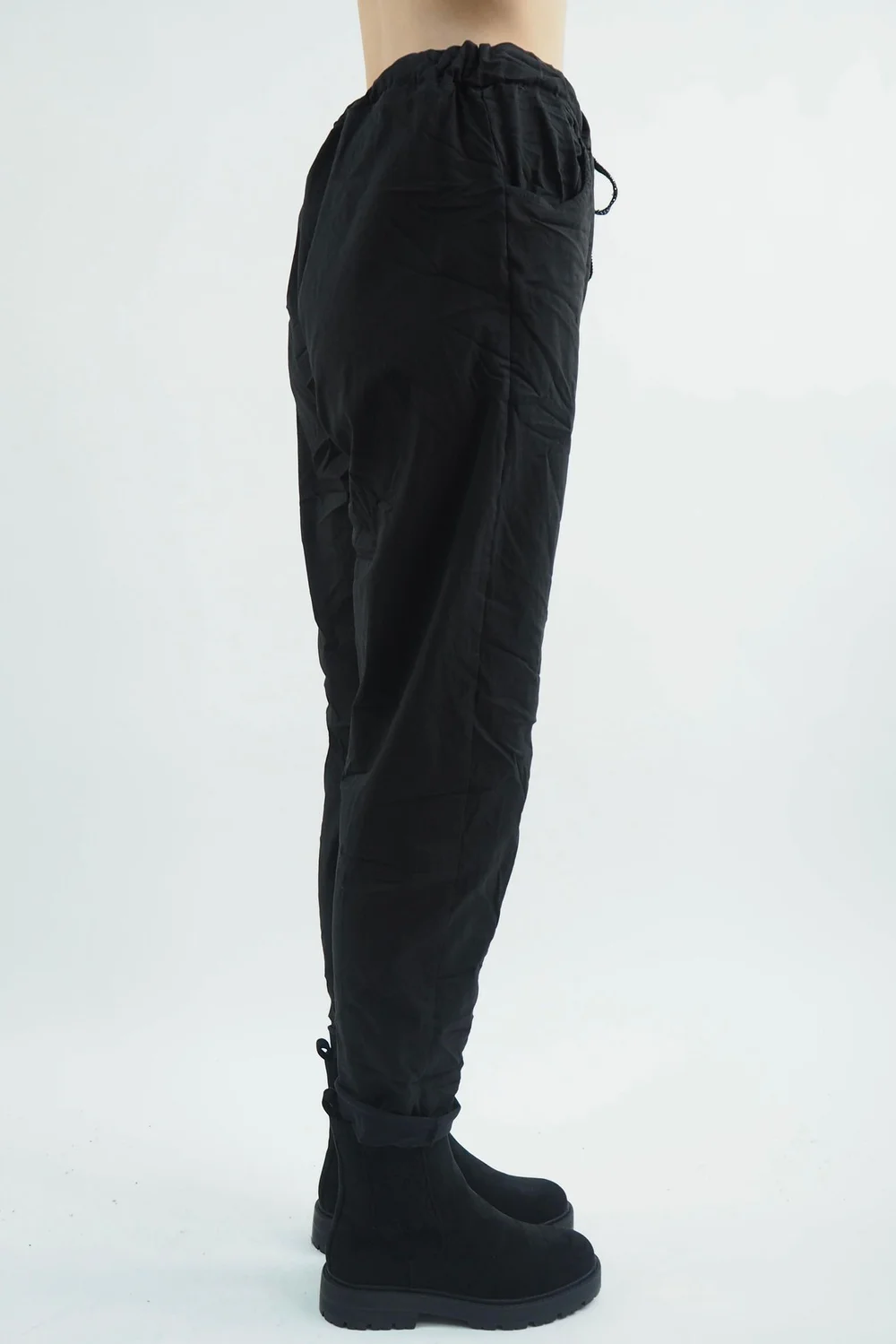 Made In Italy Classic Magic Trouser Black 5 Made In Italy Classic Magic Trouser Black - Image 3