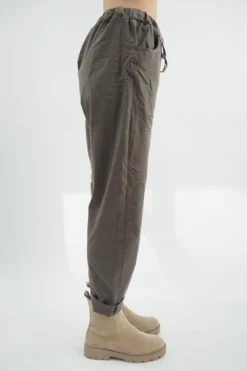 Made In Italy Classic Magic Trouser Earth -VogueCurve Store made in italy classic magic trouser earth03.jpg