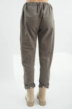 Made In Italy Classic Magic Trouser Earth -VogueCurve Store made in italy classic magic trouser earth04.jpg