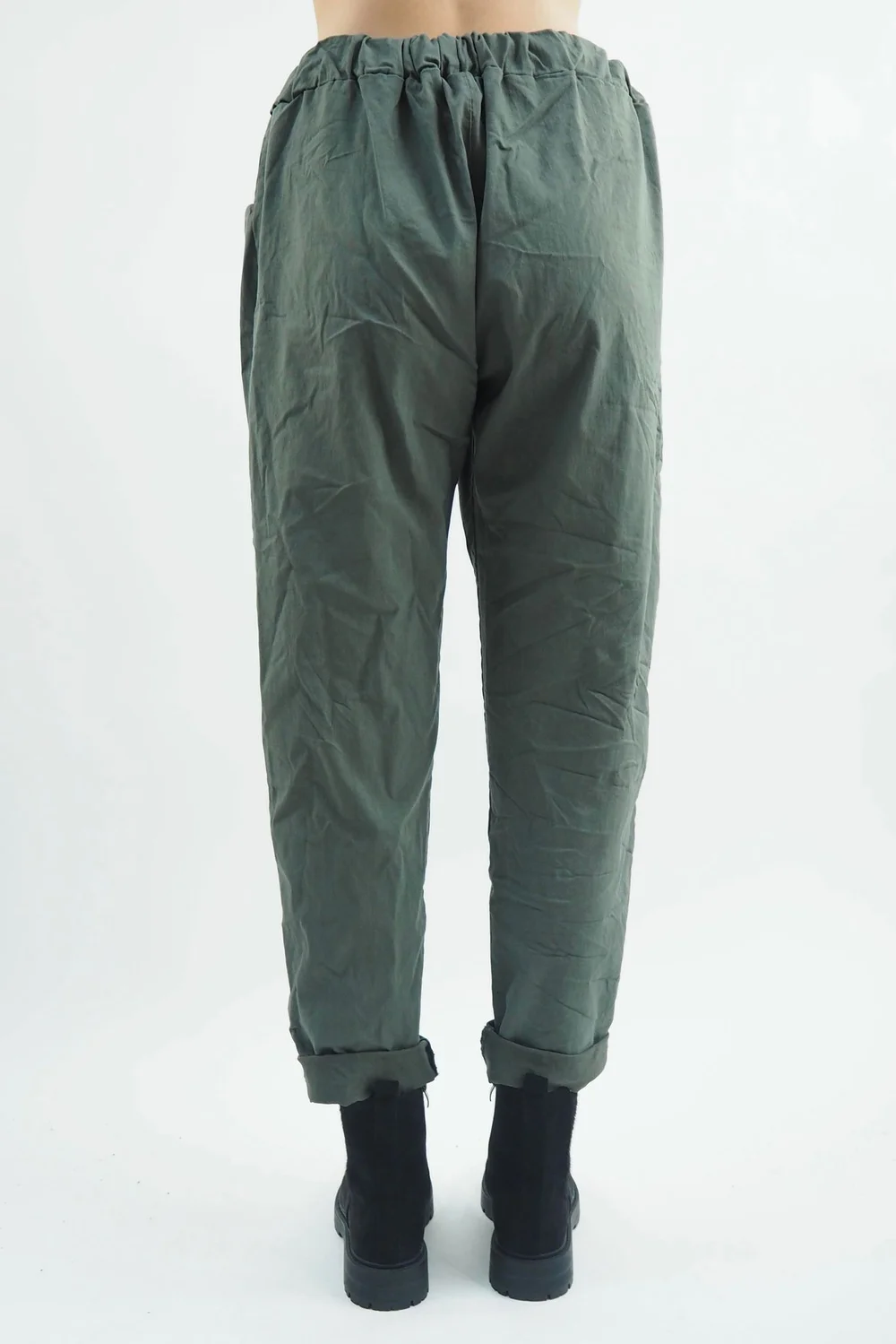 Made In Italy Classic Magic Trouser Khaki 6 Made In Italy Classic Magic Trouser Khaki - Image 4