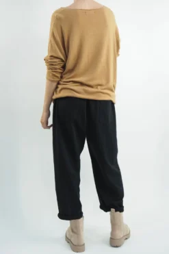 Made In Italy Classic Super Soft Fine Knit Top Tan 8 Made In Italy Classic Super Soft Fine Knit Top Tan -VogueCurve Store made in italy classic super soft fine knit tan03.jpg