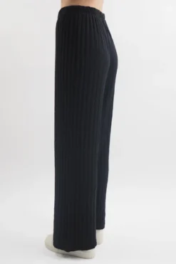 Made In Italy Classic Super Soft Ribbed Fine Knit Pant Black 12 Made In Italy Classic Super Soft Ribbed Fine Knit Pant Black -VogueCurve Store made in italy classic super soft ribbed fine knit pant black 3.jpg