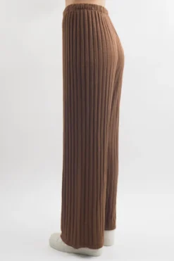 Made In Italy Classic Super Soft Ribbed Fine Knit Pant Chestnut 10 Made In Italy Classic Super Soft Ribbed Fine Knit Pant Chestnut -VogueCurve Store made in italy classic super soft ribbed fine knit pant chestnut 3.jpg