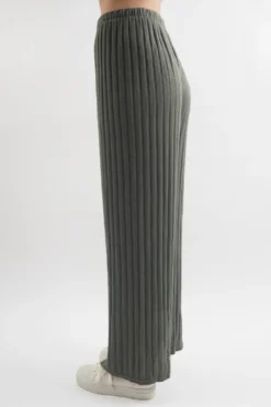 Made In Italy Classic Super Soft Ribbed Fine Knit Pant Khaki -VogueCurve Store made in italy classic super soft ribbed fine knit pant khaki 3.jpg