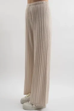 Made In Italy Classic Super Soft Ribbed Fine Knit Pant Stone -VogueCurve Store made in italy classic super soft ribbed fine knit pant stone 3.jpg