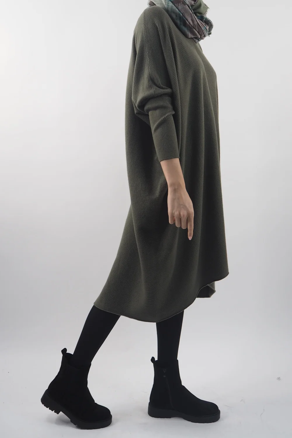 Made In Italy Conrad Archie Le Sac Dress Khaki 4 Made In Italy Conrad Archie Le Sac Dress Khaki - Image 2