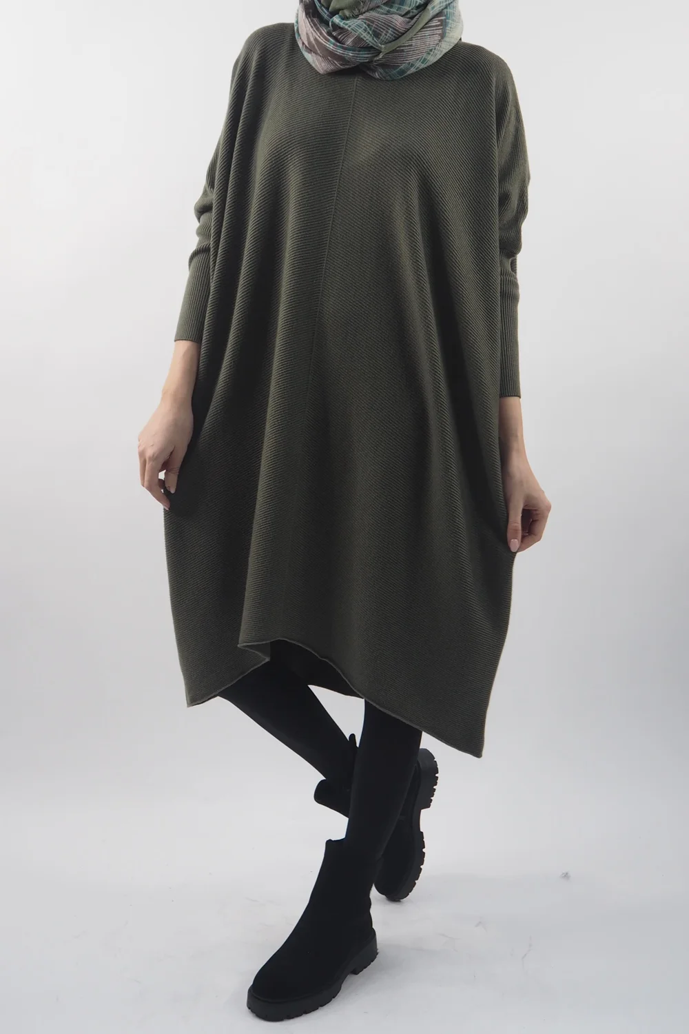 Made In Italy Conrad Archie Le Sac Dress Khaki 6 Made In Italy Conrad Archie Le Sac Dress Khaki - Image 4