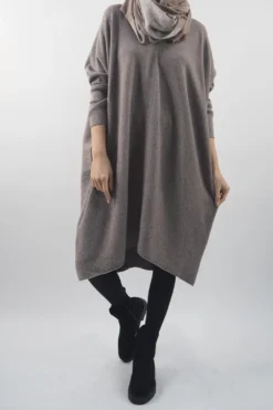 Made In Italy Conrad Archie Le Sac Dress Mocha Marl