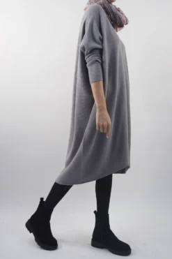 Made In Italy Conrad Archie Le Sac Dress Slate -VogueCurve Store made in italy conrad archie le sac dress slate2.jpg