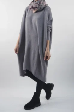 Made In Italy Conrad Archie Le Sac Dress Slate -VogueCurve Store made in italy conrad archie le sac dress slate4.jpg